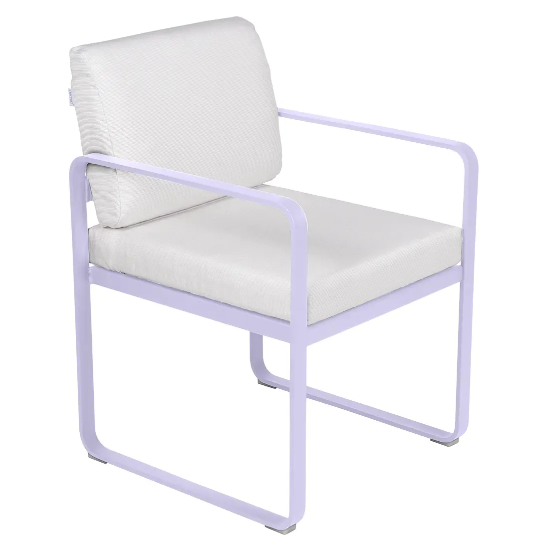 Fermob Fauteuil repas BELLEVIE - D1 Guimauve - blanc grisé
