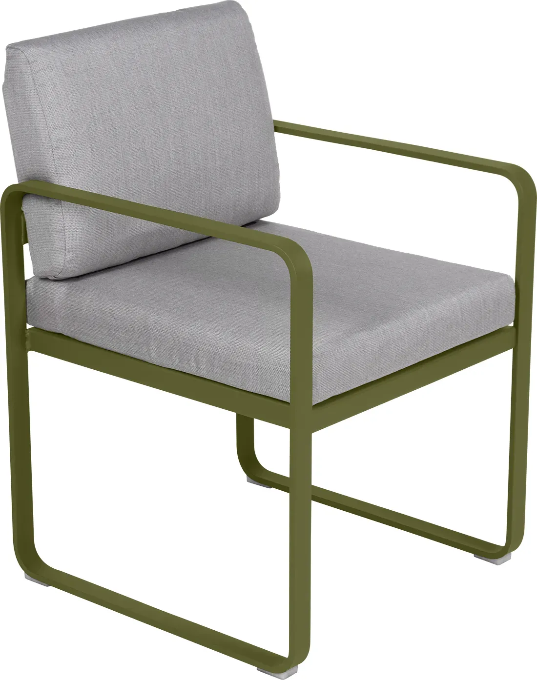 Fermob Fauteuil repas BELLEVIE - D3 Pesto - gris flanelle