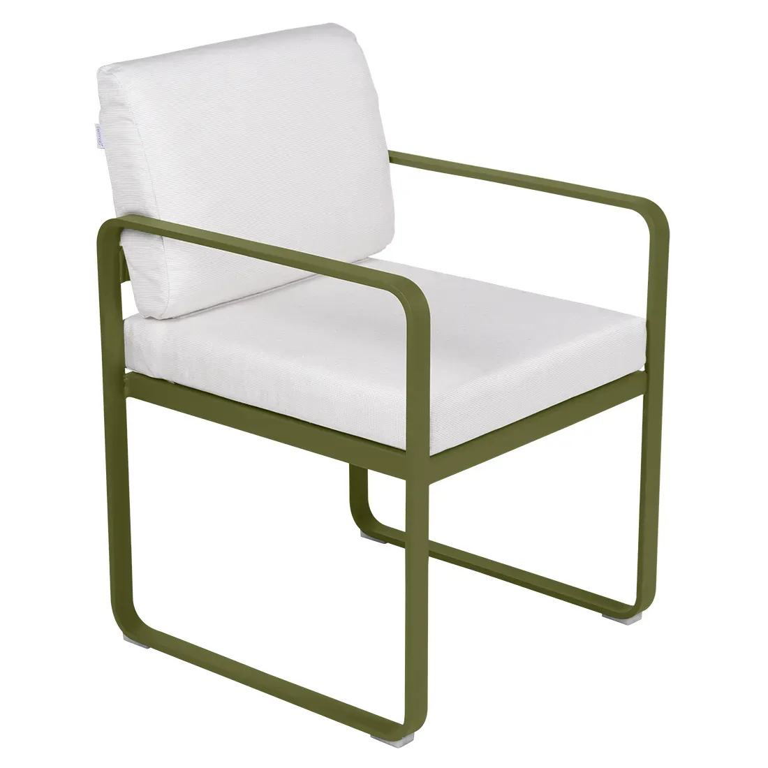 Fermob Fauteuil repas BELLEVIE - D3 Pesto - blanc grisé