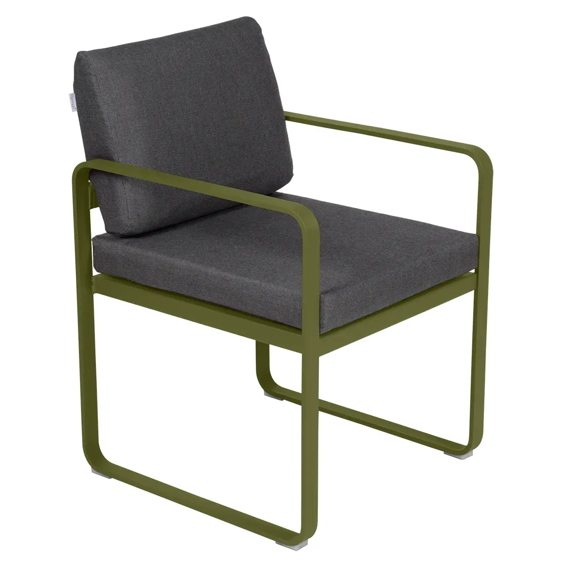 Fermob Fauteuil repas BELLEVIE - D3 Pesto - gris graphite