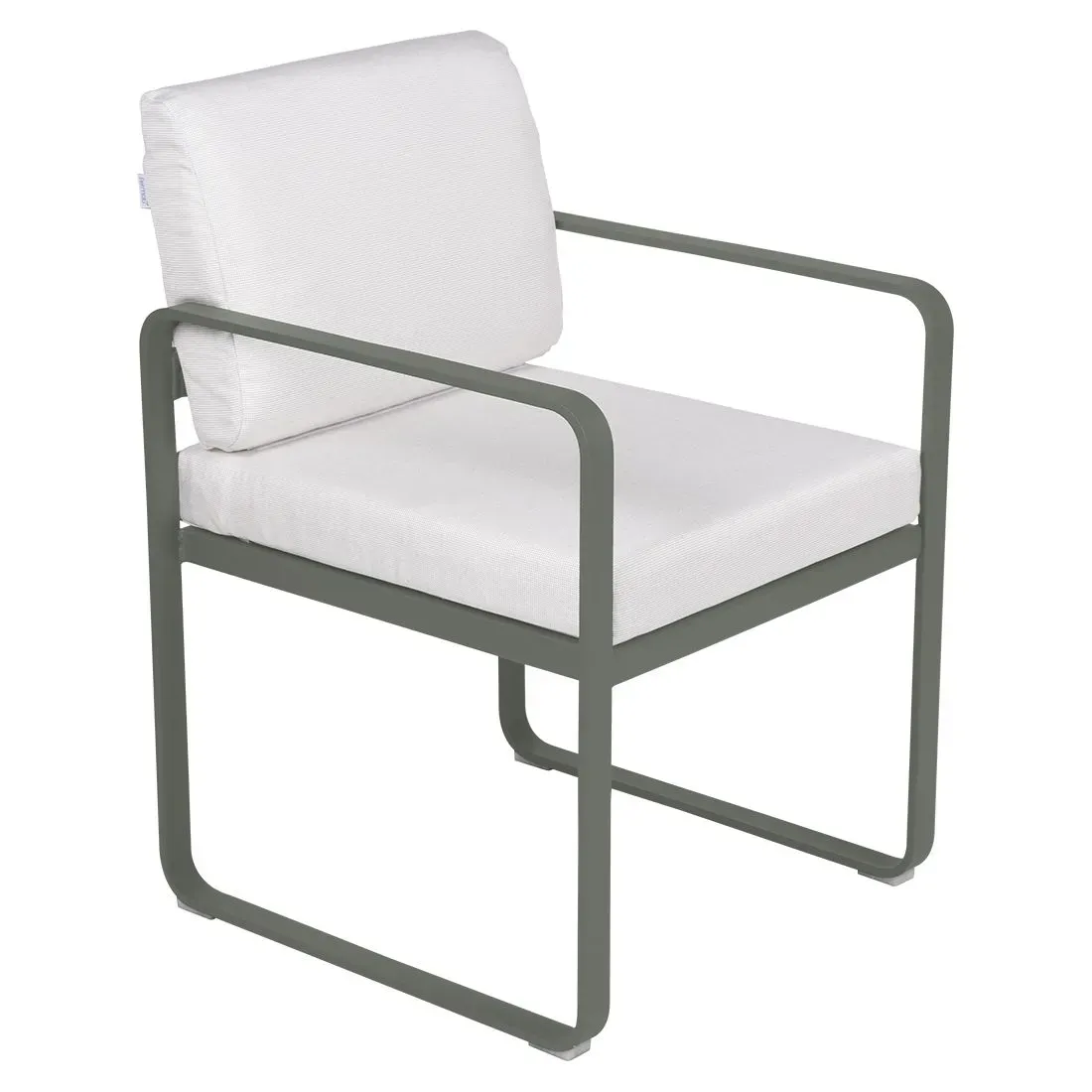 Fermob Fauteuil repas BELLEVIE - 48 romarin mat - blanc grisé