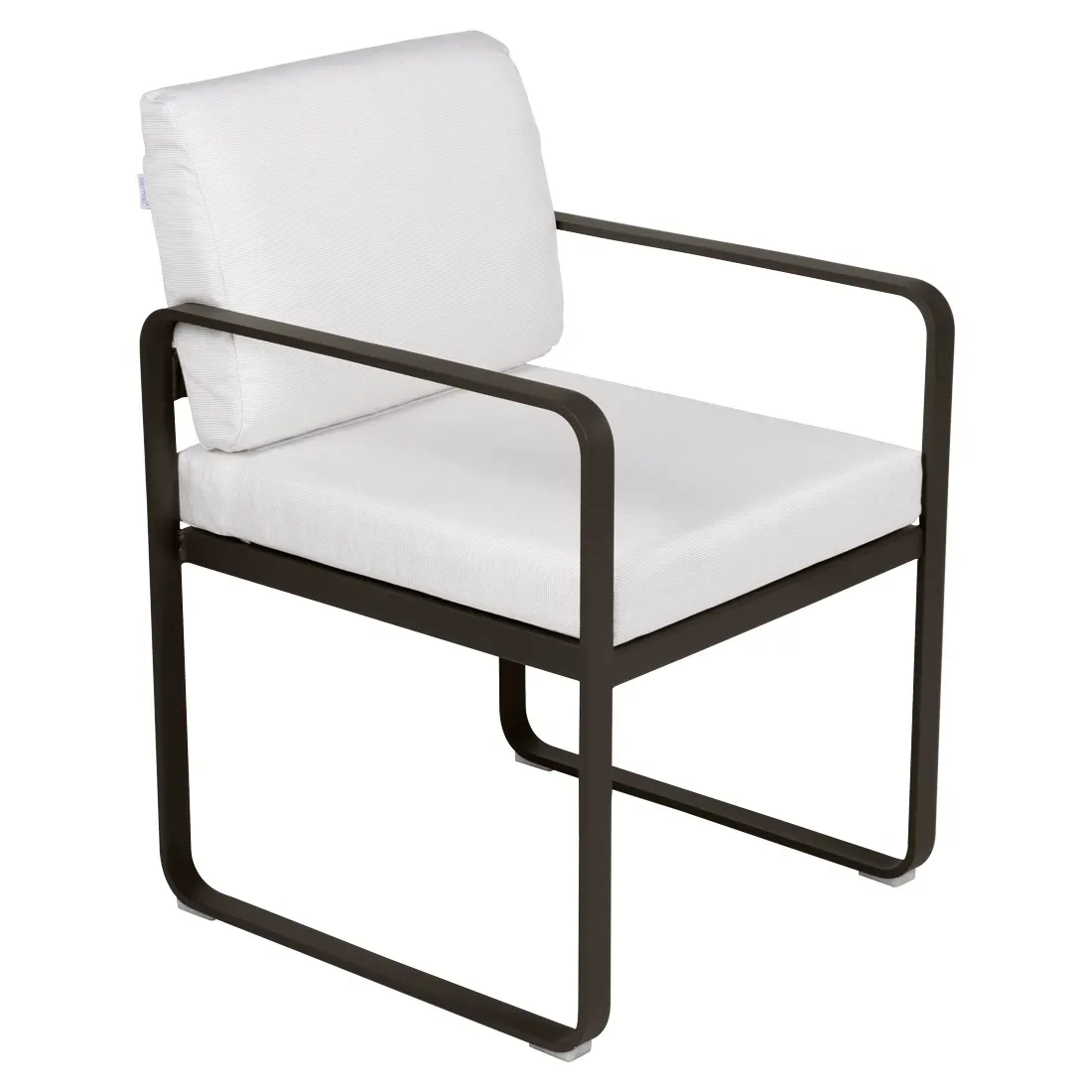 Fermob Fauteuil repas BELLEVIE - E3 Tonka - blanc grisé