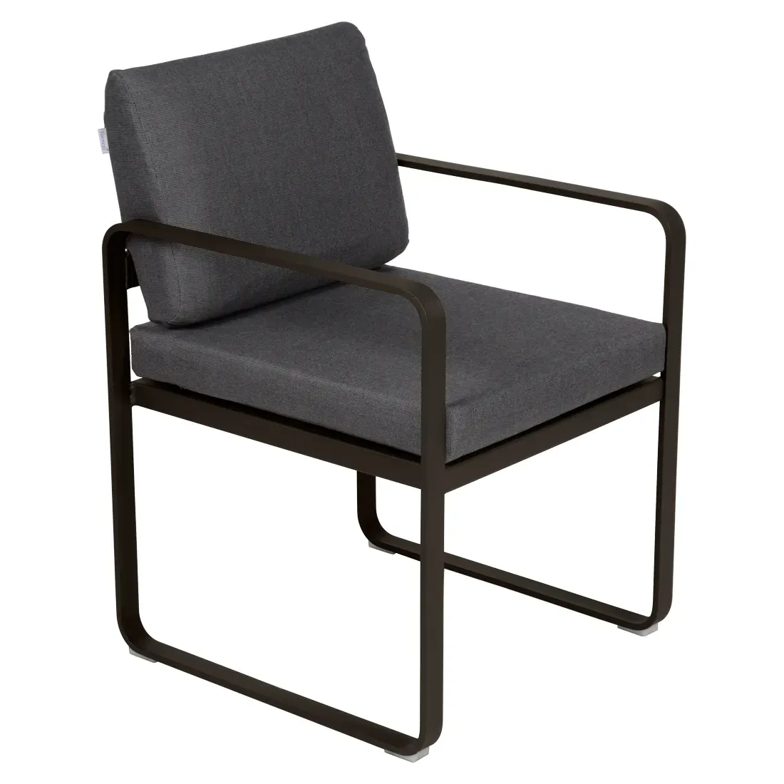 Fermob Fauteuil repas BELLEVIE - E3 Tonka - gris graphite