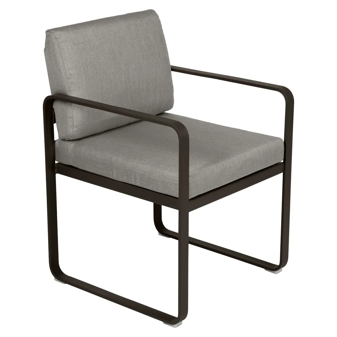 Fermob Fauteuil repas BELLEVIE - E3 Tonka - B8 gris taupe