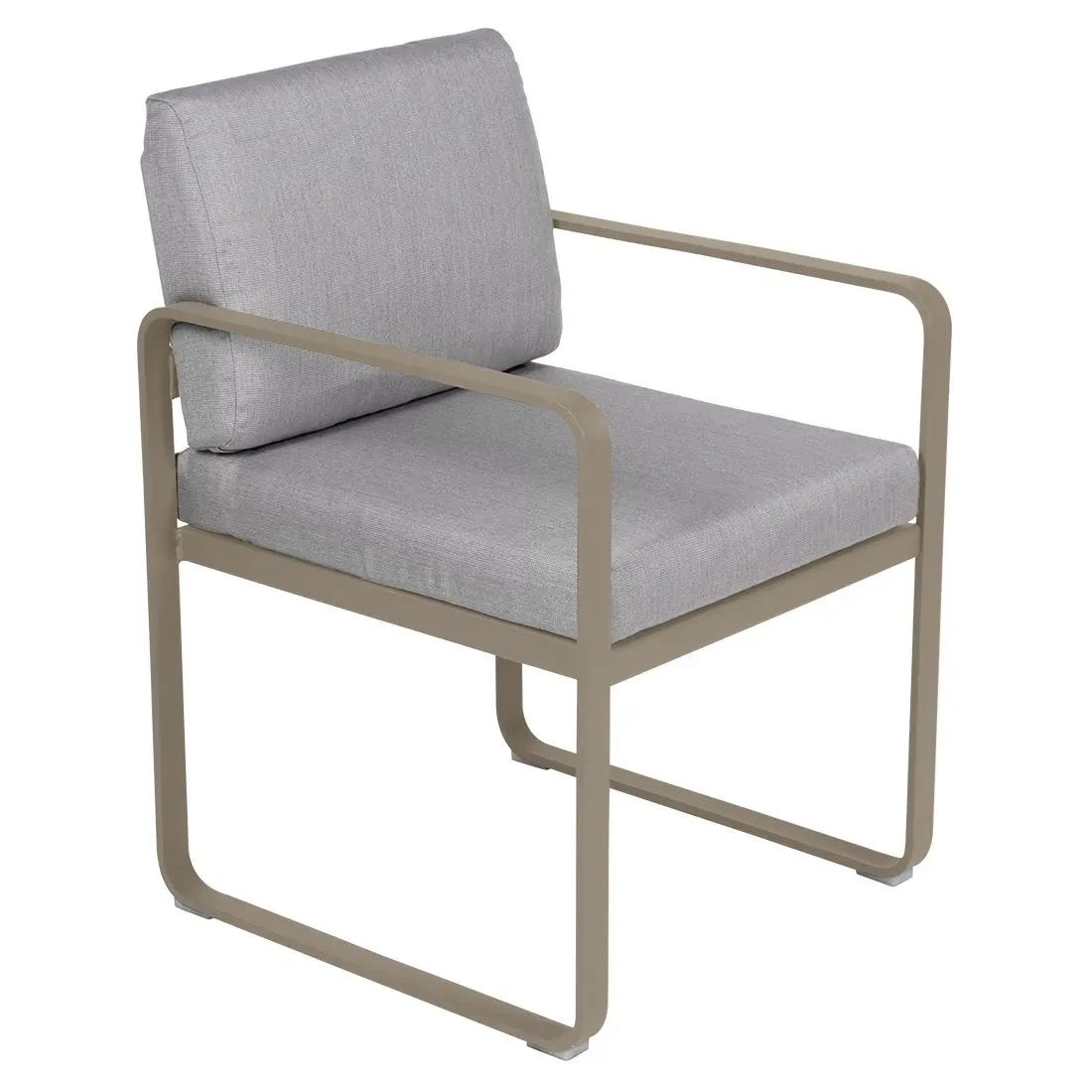 Fermob Fauteuil repas BELLEVIE - 14 muscade - gris flanelle
