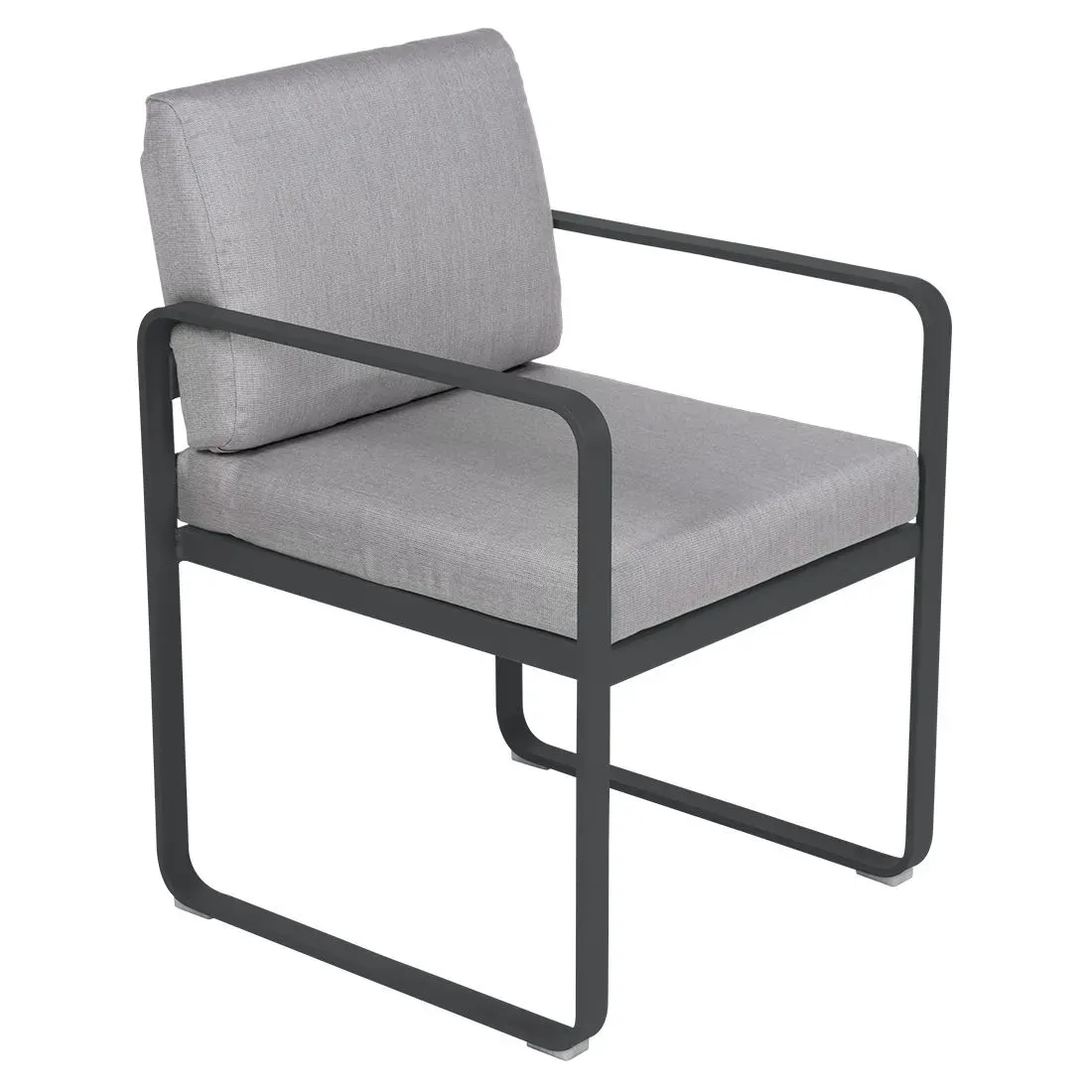 Fermob Fauteuil repas BELLEVIE - 47 anthracite mat - gris flanelle