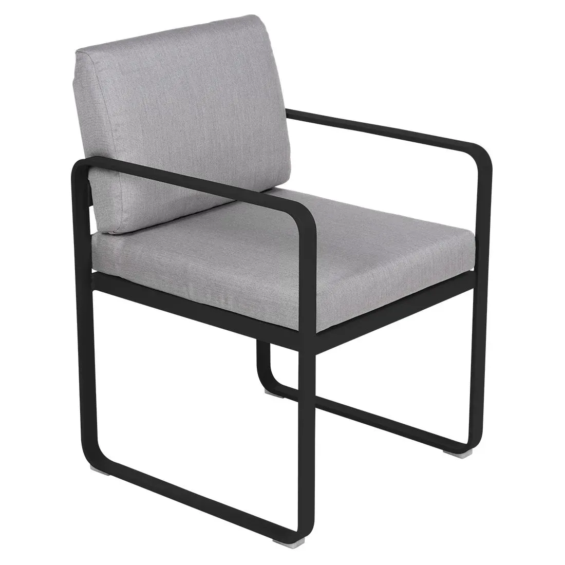 Fermob Fauteuil repas BELLEVIE - 42 réglisse - gris flanelle