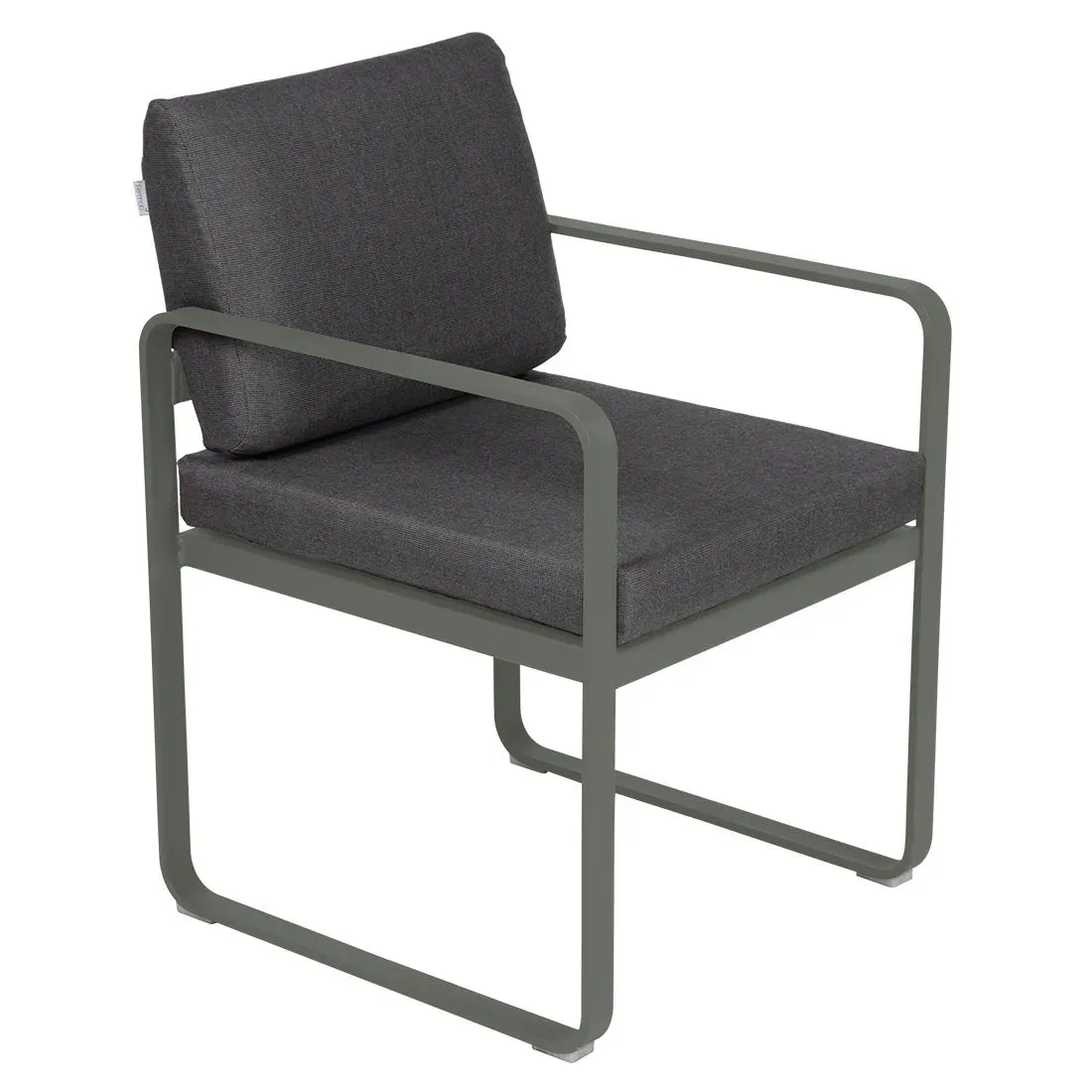 Fermob Fauteuil repas BELLEVIE - 48 romarin mat - gris graphite