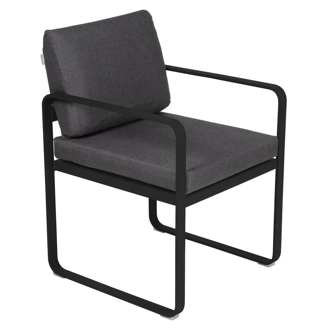 Fermob Fauteuil repas BELLEVIE - 42 réglisse - gris graphite