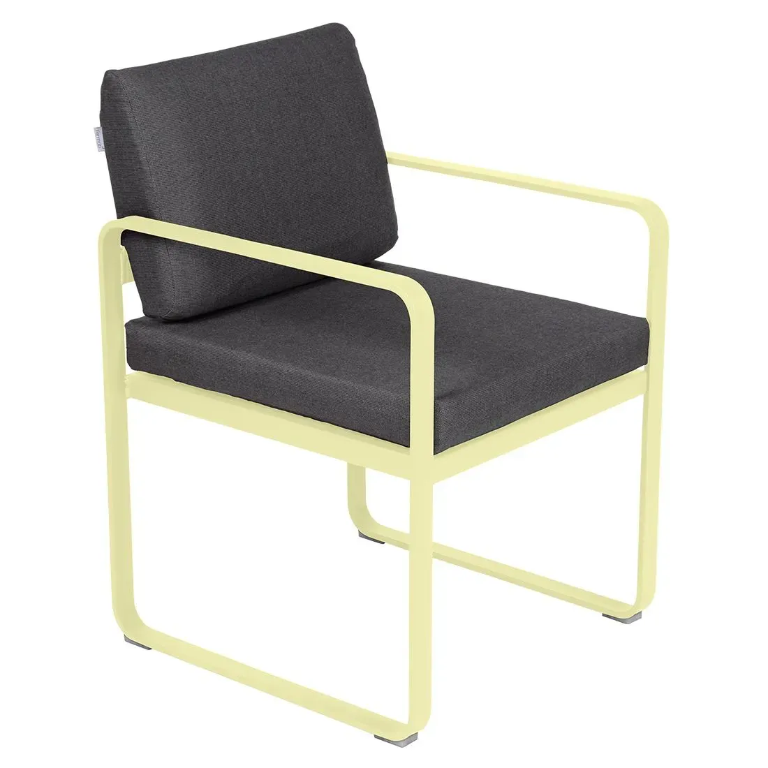 Fermob Fauteuil repas BELLEVIE - A6 citron givré - gris graphite