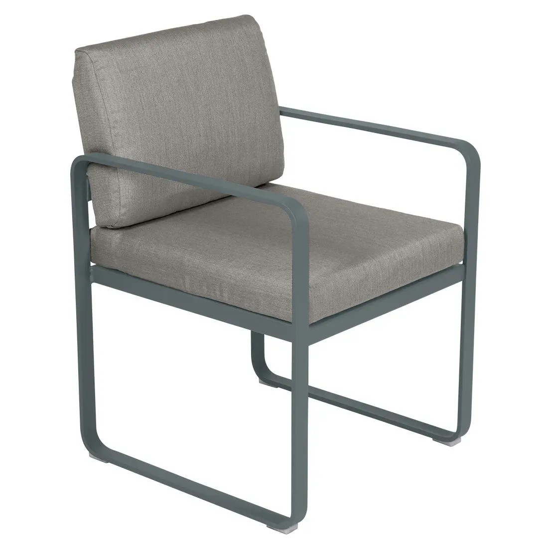 Fermob Fauteuil repas BELLEVIE - 26 gris orage - B8 gris taupe