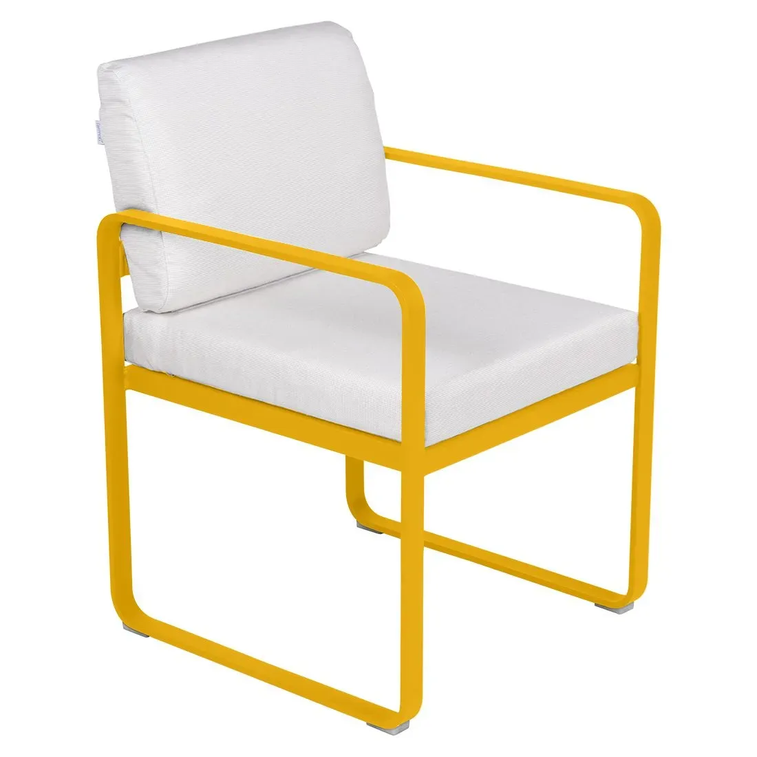 Fermob Fauteuil repas BELLEVIE - C6 Miel - blanc grisé