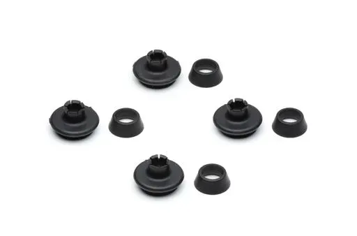 Vitra Patins pour Eames DSR/DAR/DKR - Patins pour sols durs - noir