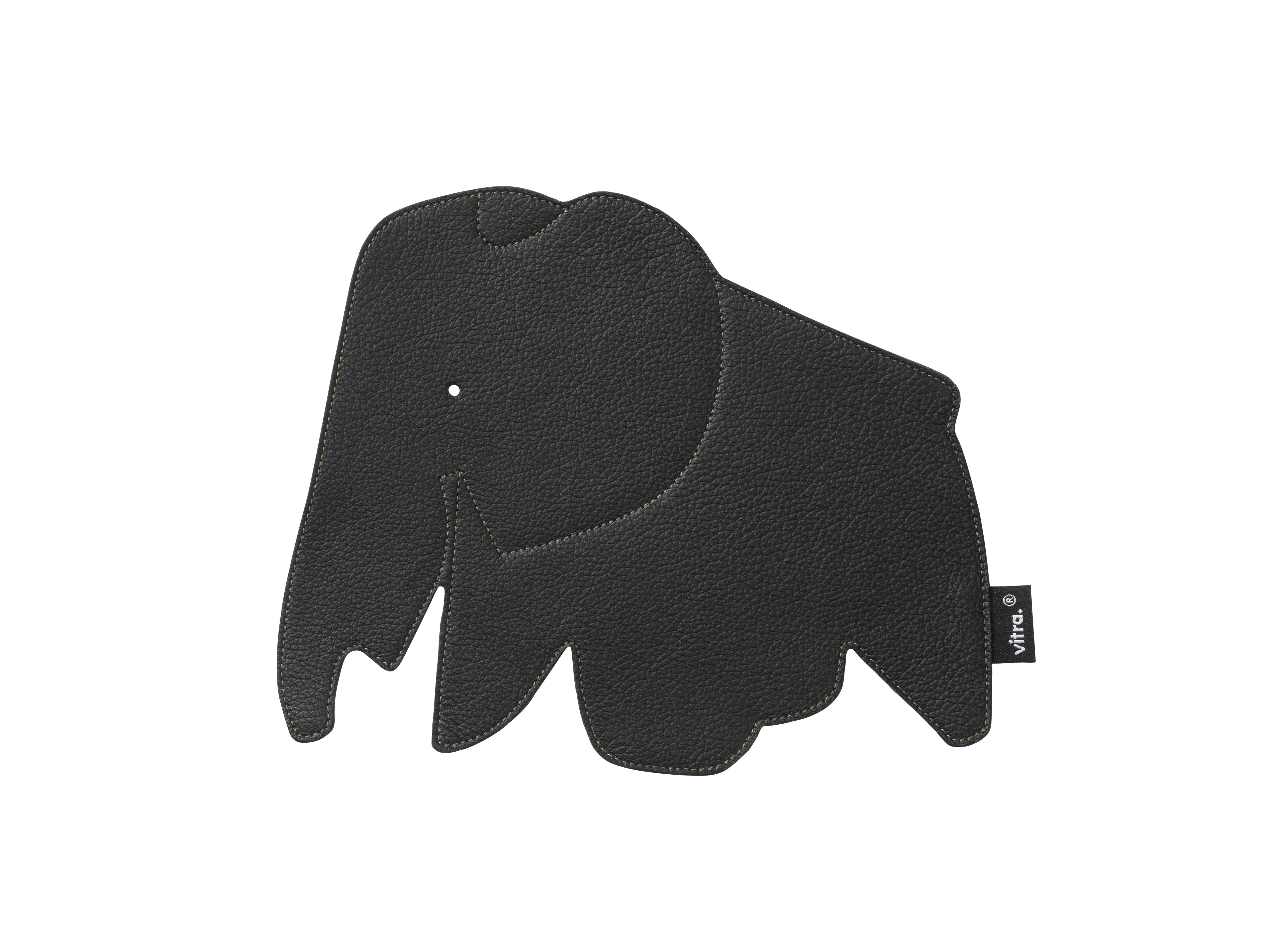 Vitra Pad Elephant  - Cuir nero