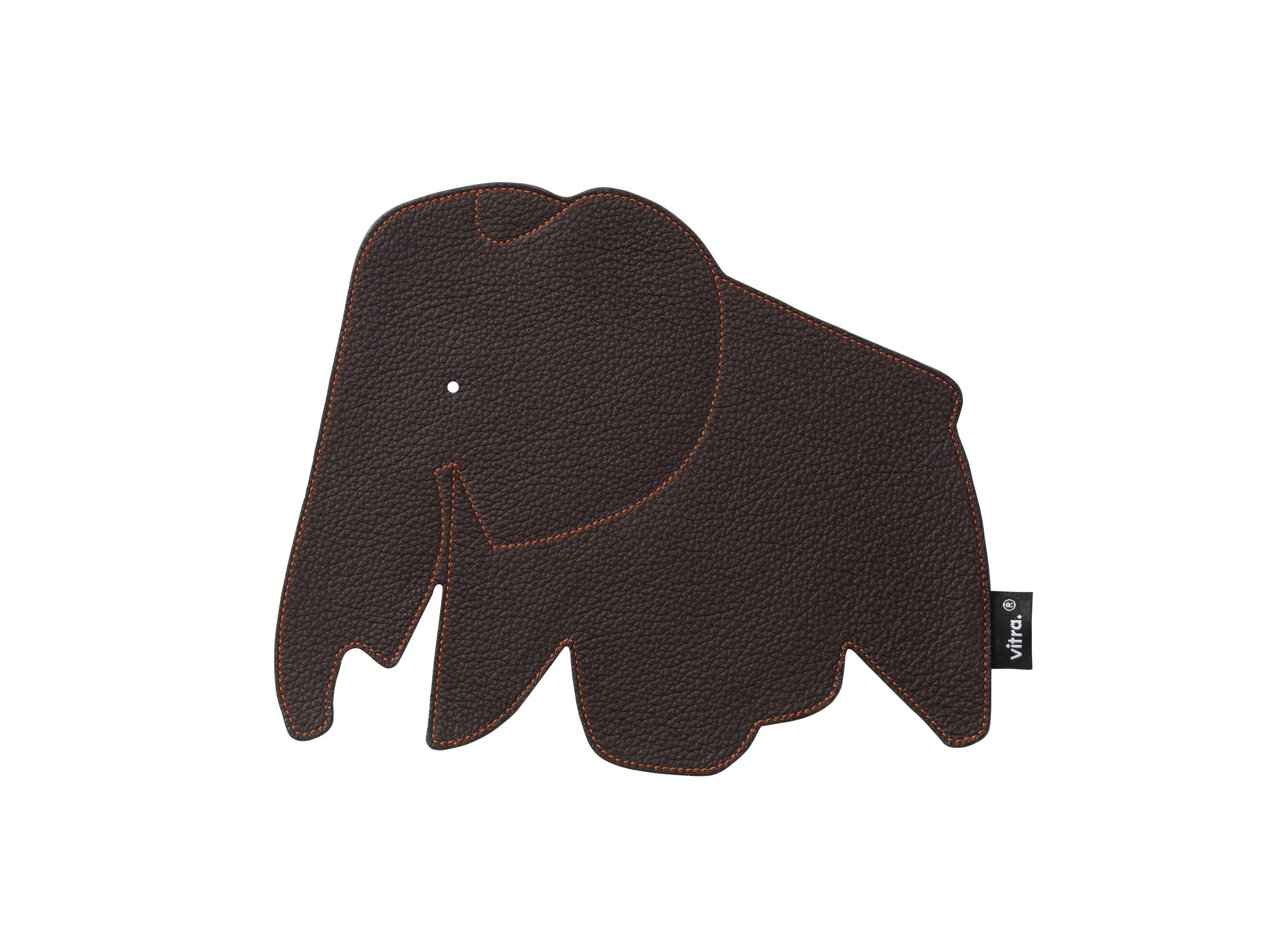 Vitra Pad Elephant  - Cuir chocolat