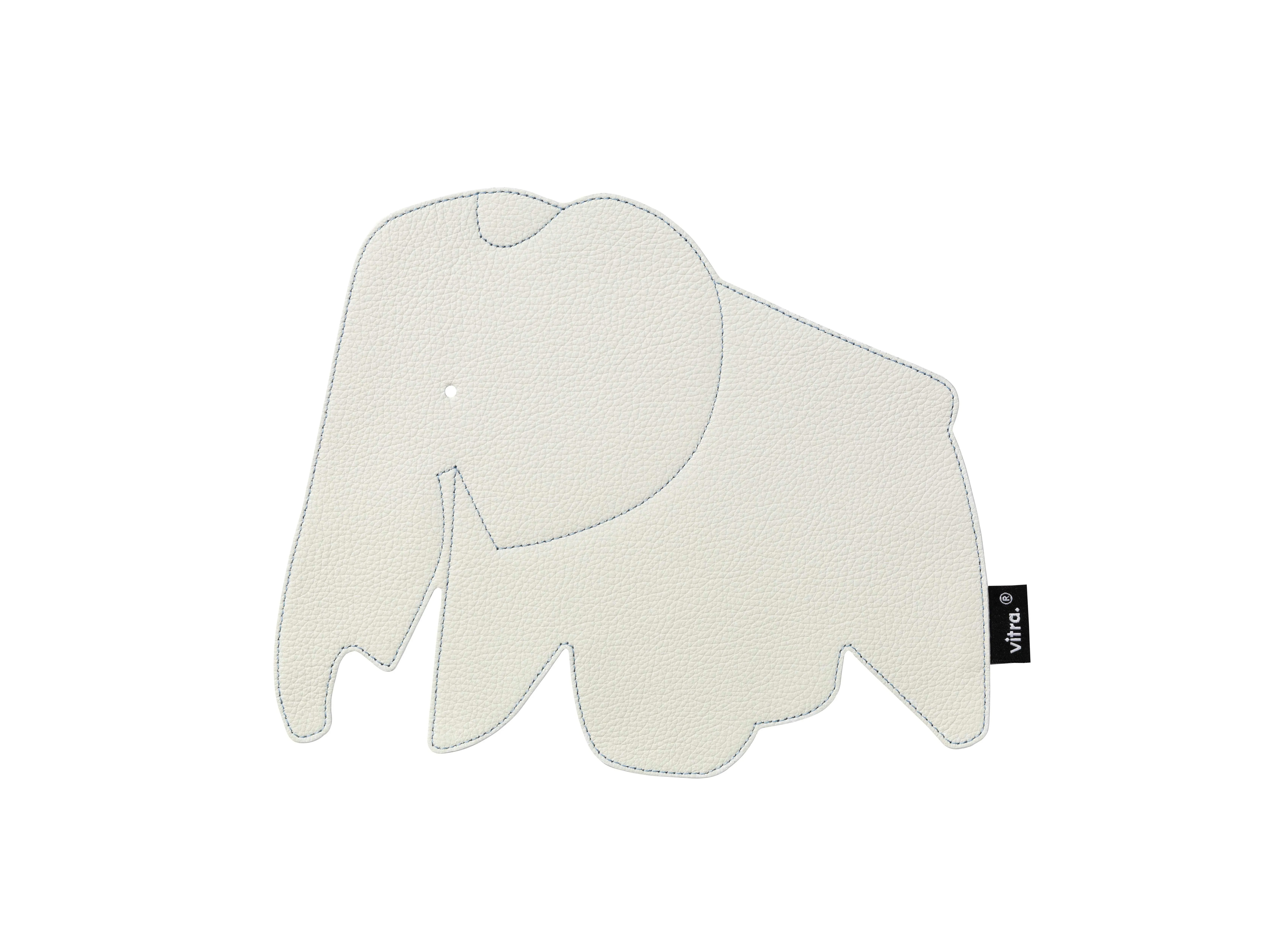 Vitra Pad Elephant  - cuir neige