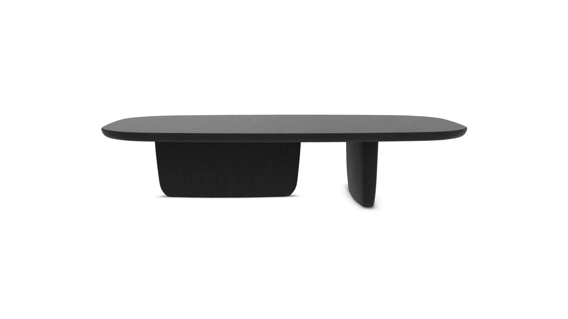 B&B Italia Table basse Tobi-Ishi - Chêne noir brossé