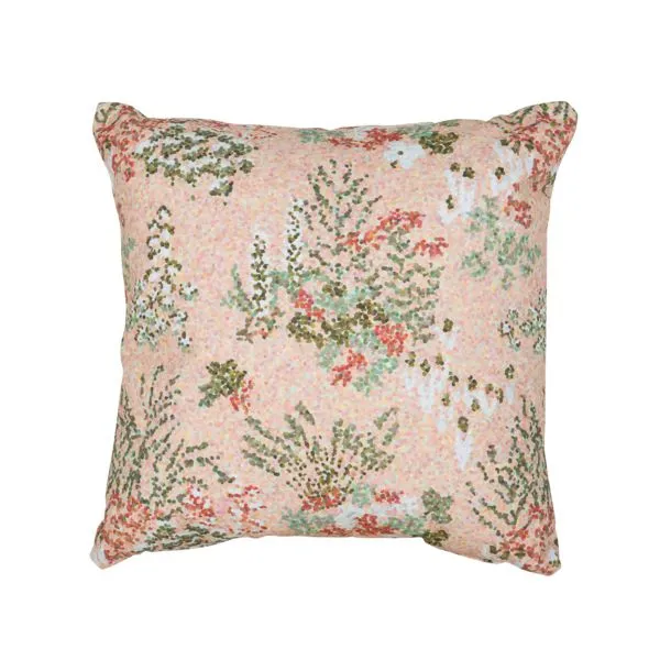 Fermob Coussin d'extérieur BOUQUET SAUVAGE Pixels - 95 rose poudré