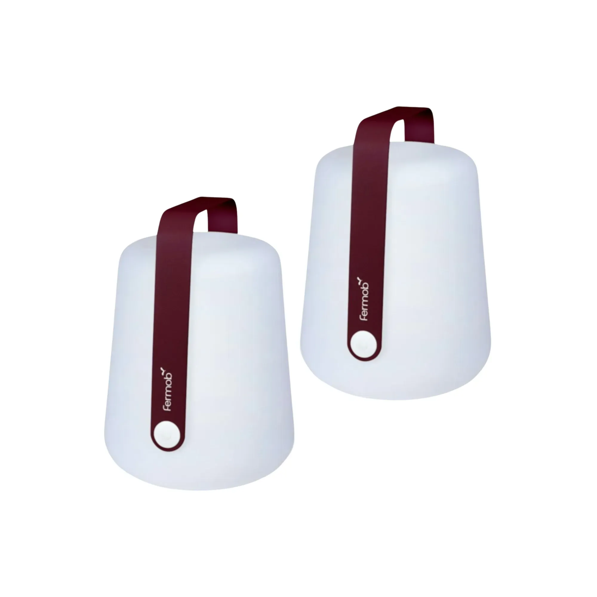 Fermob Ensemble de 2 lampes Balad - B9 cerise noire - H 38 cm