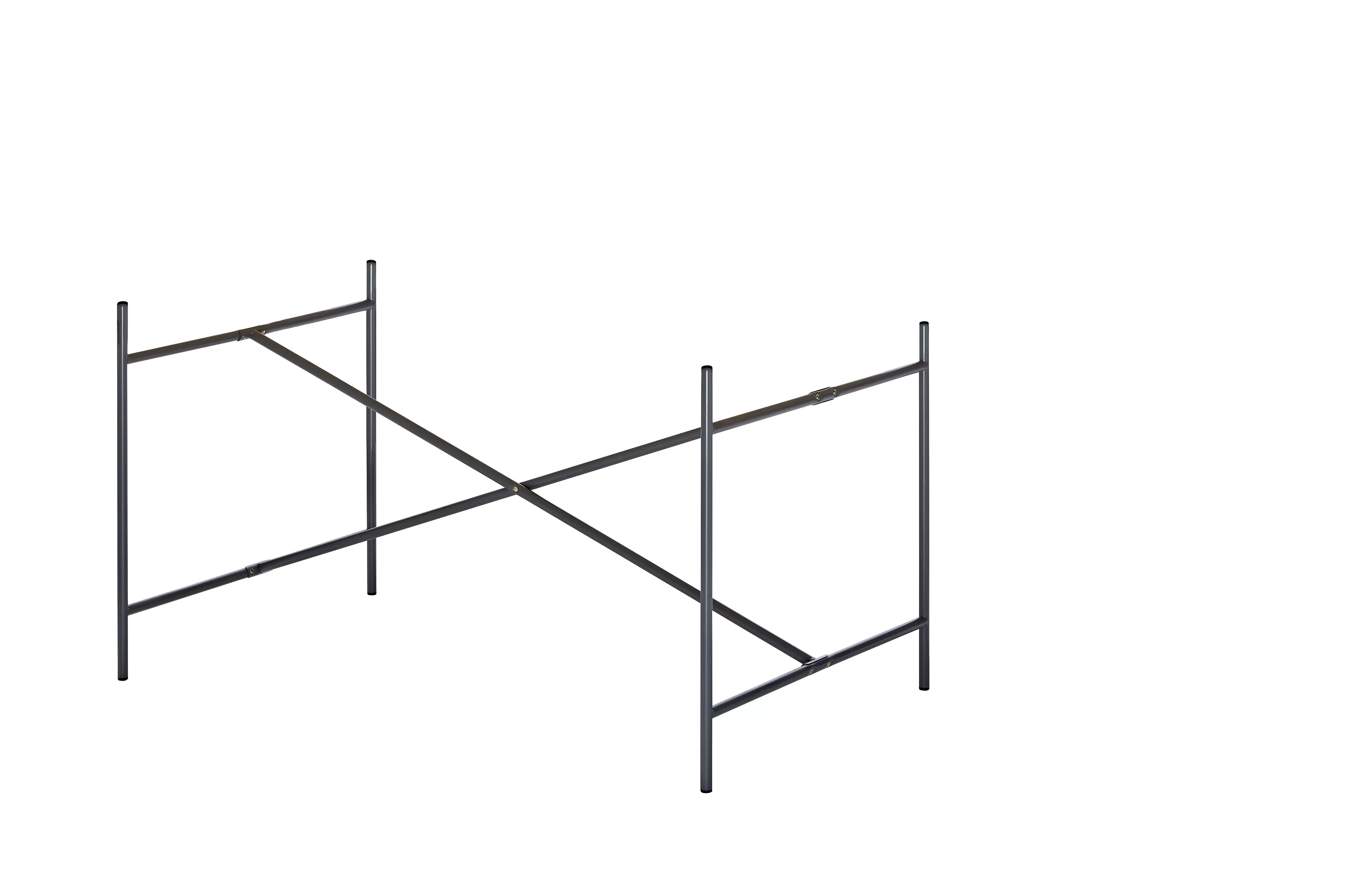 Richard Lampert Piètement de table Eiermann 2 - noir - Entretoise au centre - 135 x 78 cm - sans extension (hauteur 66 cm)