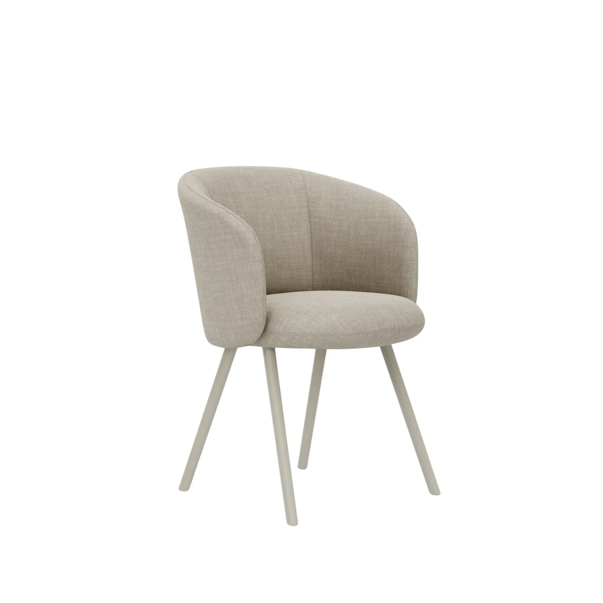 Vitra Fauteuil Mikado avec structure en aluminium - Savana perle melange