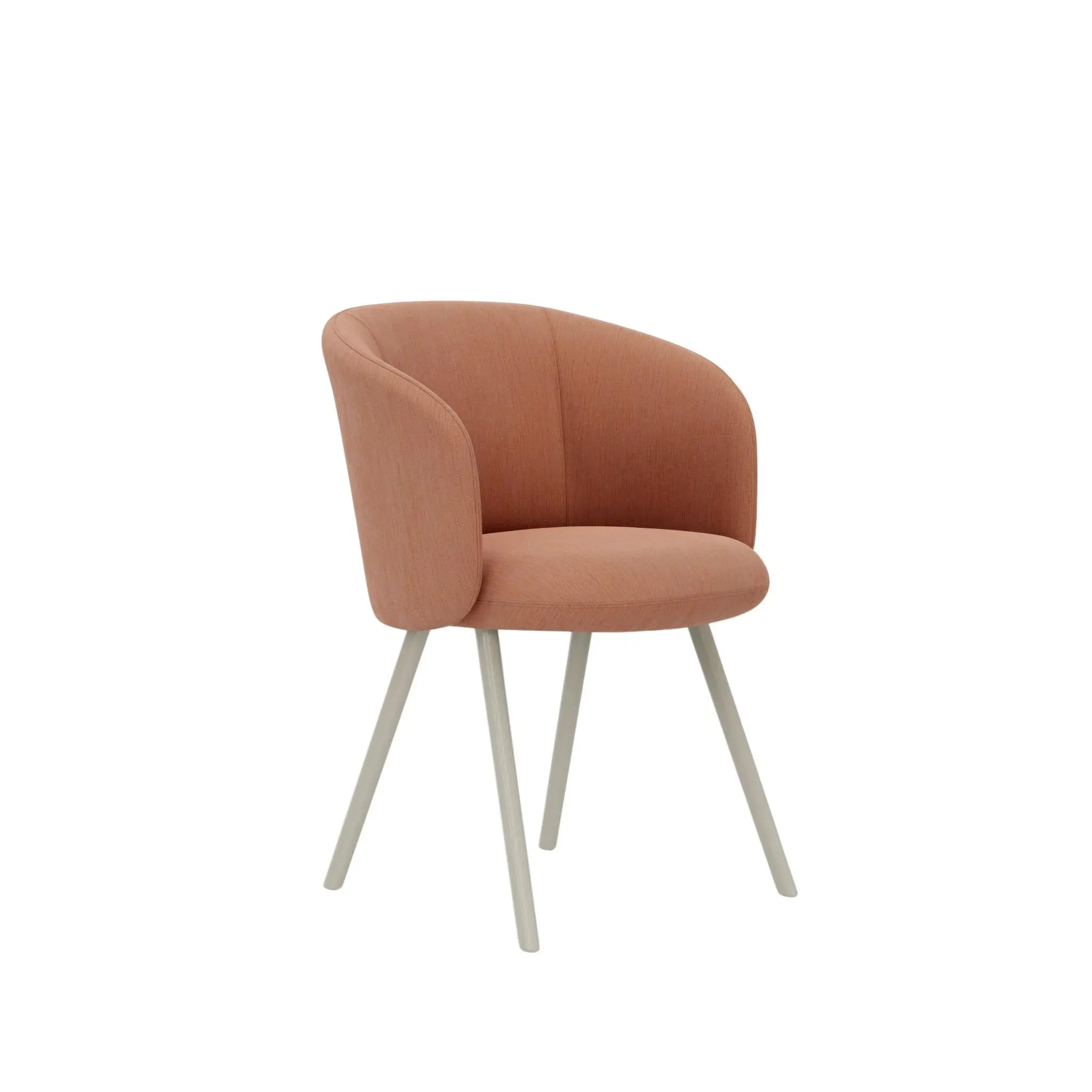 Vitra Fauteuil Mikado avec structure en aluminium - Iroko 2 salm