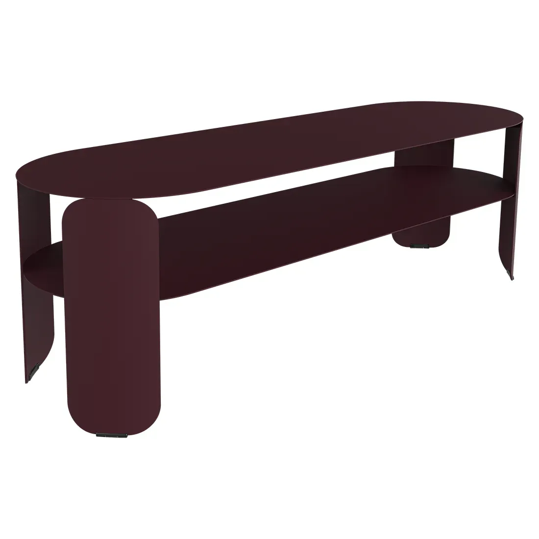 Fermob Table d'appoint basse Bebop - B9 cerise noire