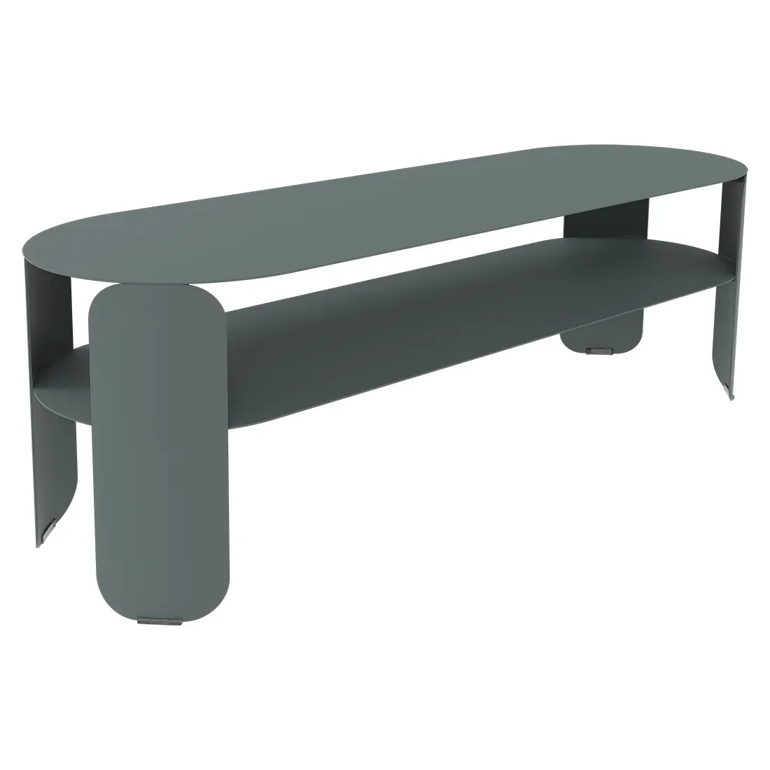 Fermob Table d'appoint basse Bebop - 26 gris orage