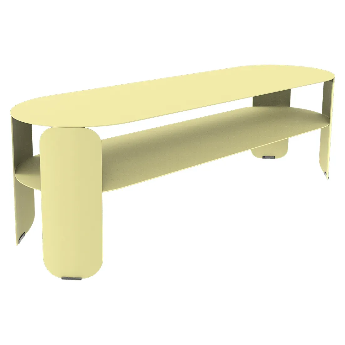 Fermob Table d'appoint basse Bebop - A6 citron givré