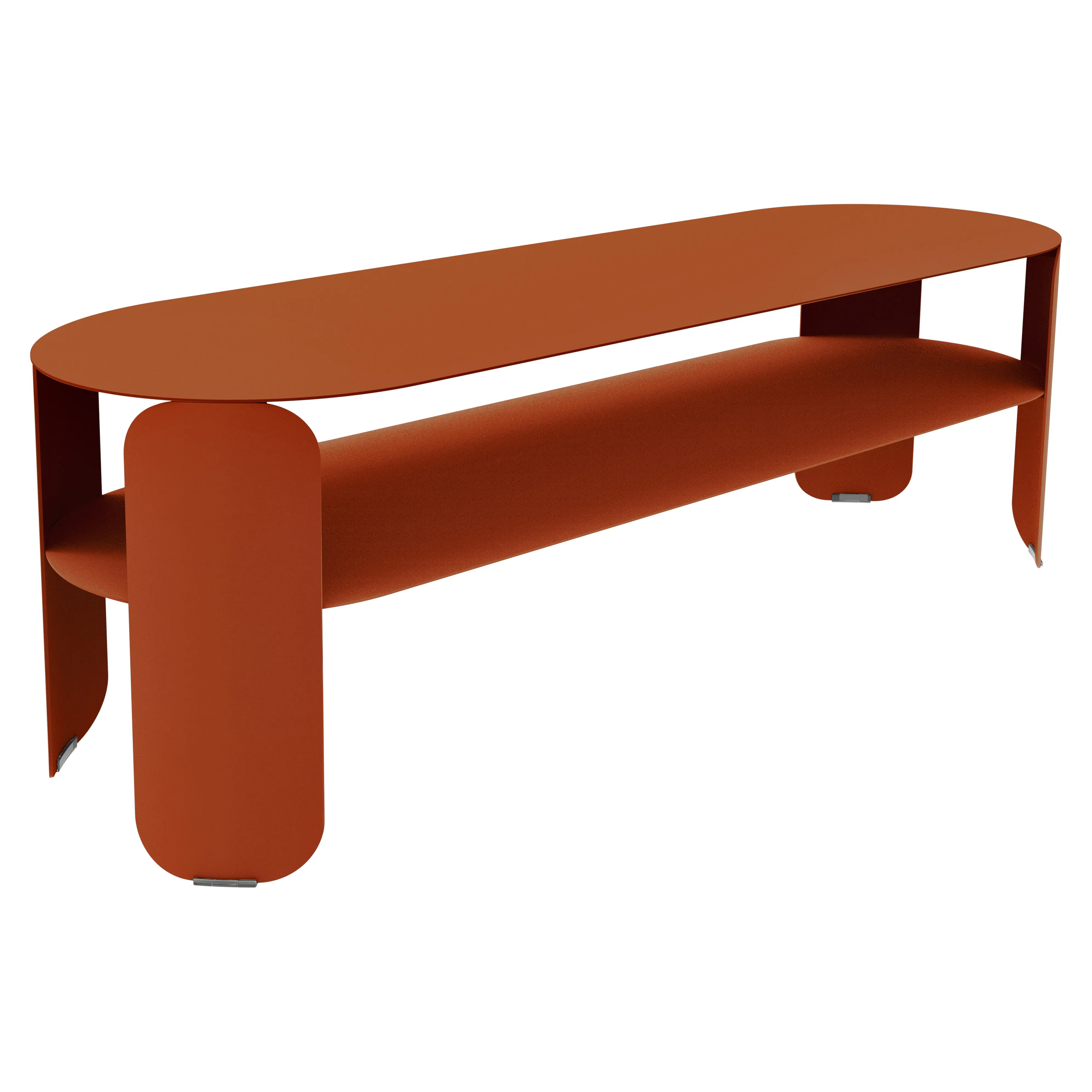 Fermob Table d'appoint basse Bebop - E2 orange confite