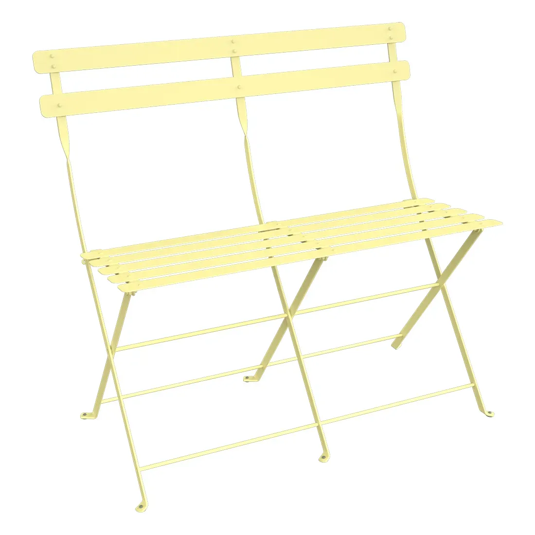 Fermob Banc pliant Bistro 2 places - A6 citron givré