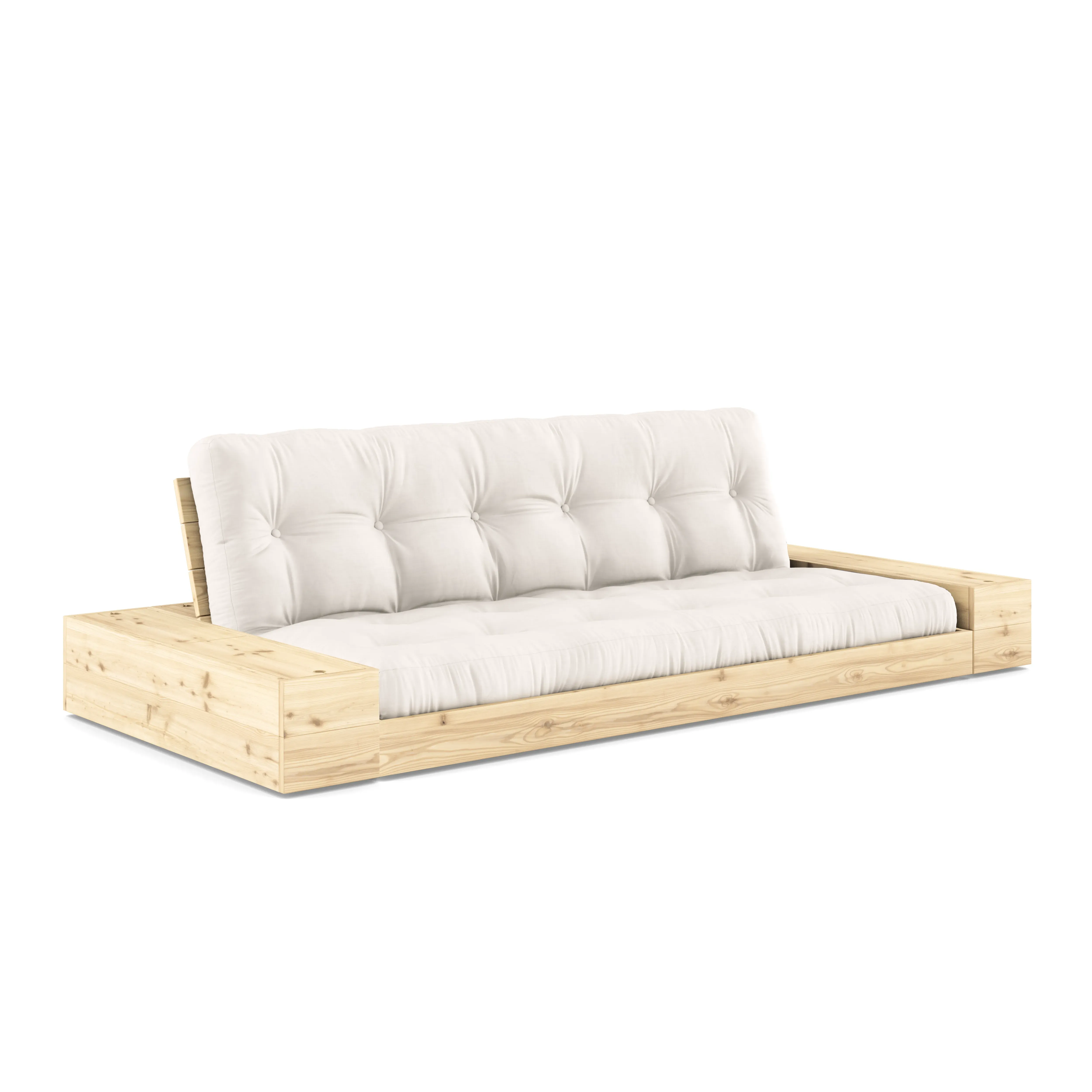 Karup Canapé-lit Base avec casiers de rangement - 701 Natural - 101 ClearLacquered