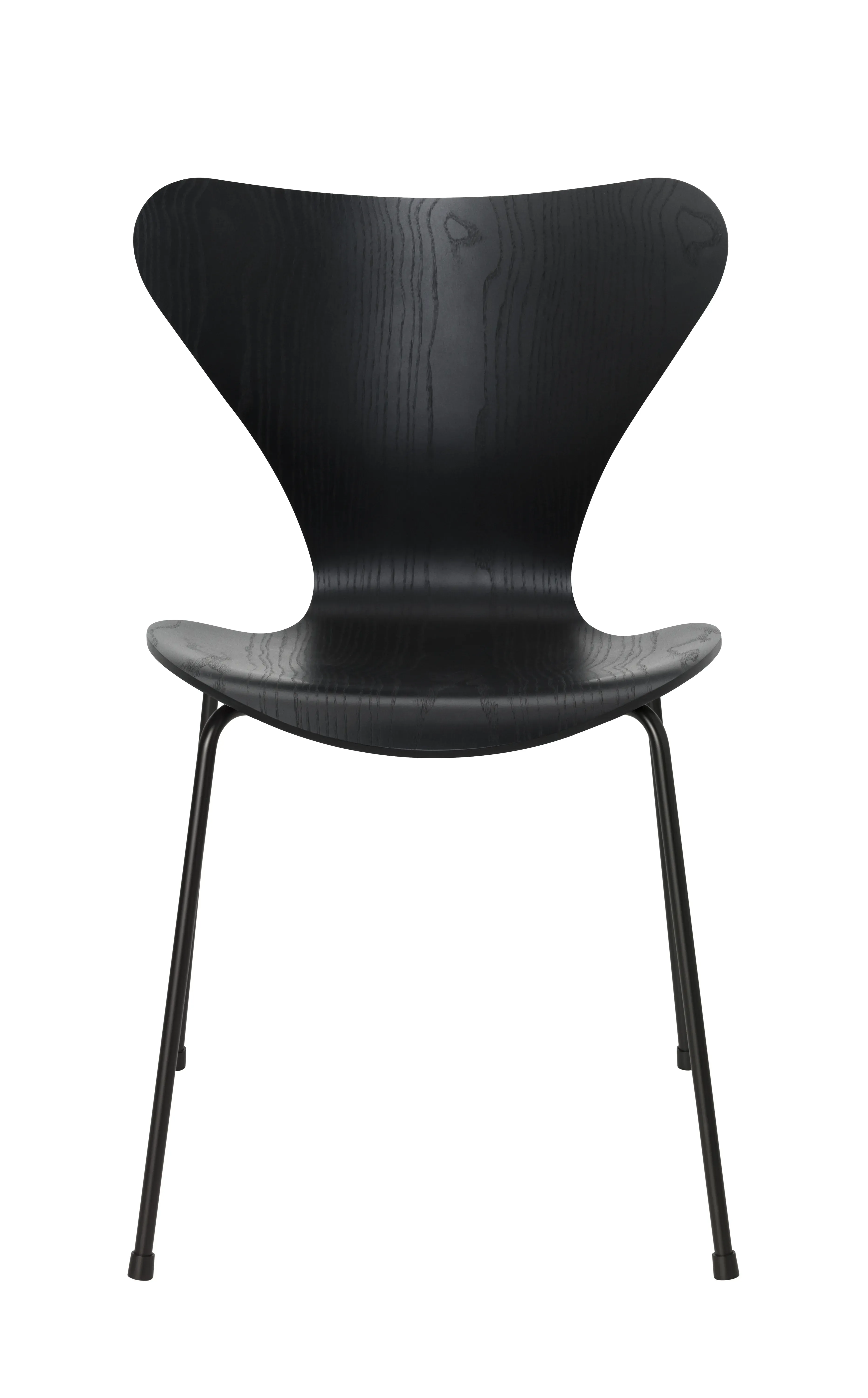 Fritz Hansen Série 7 Chaise 3107 - placage teinté - noir - Frêne noir
