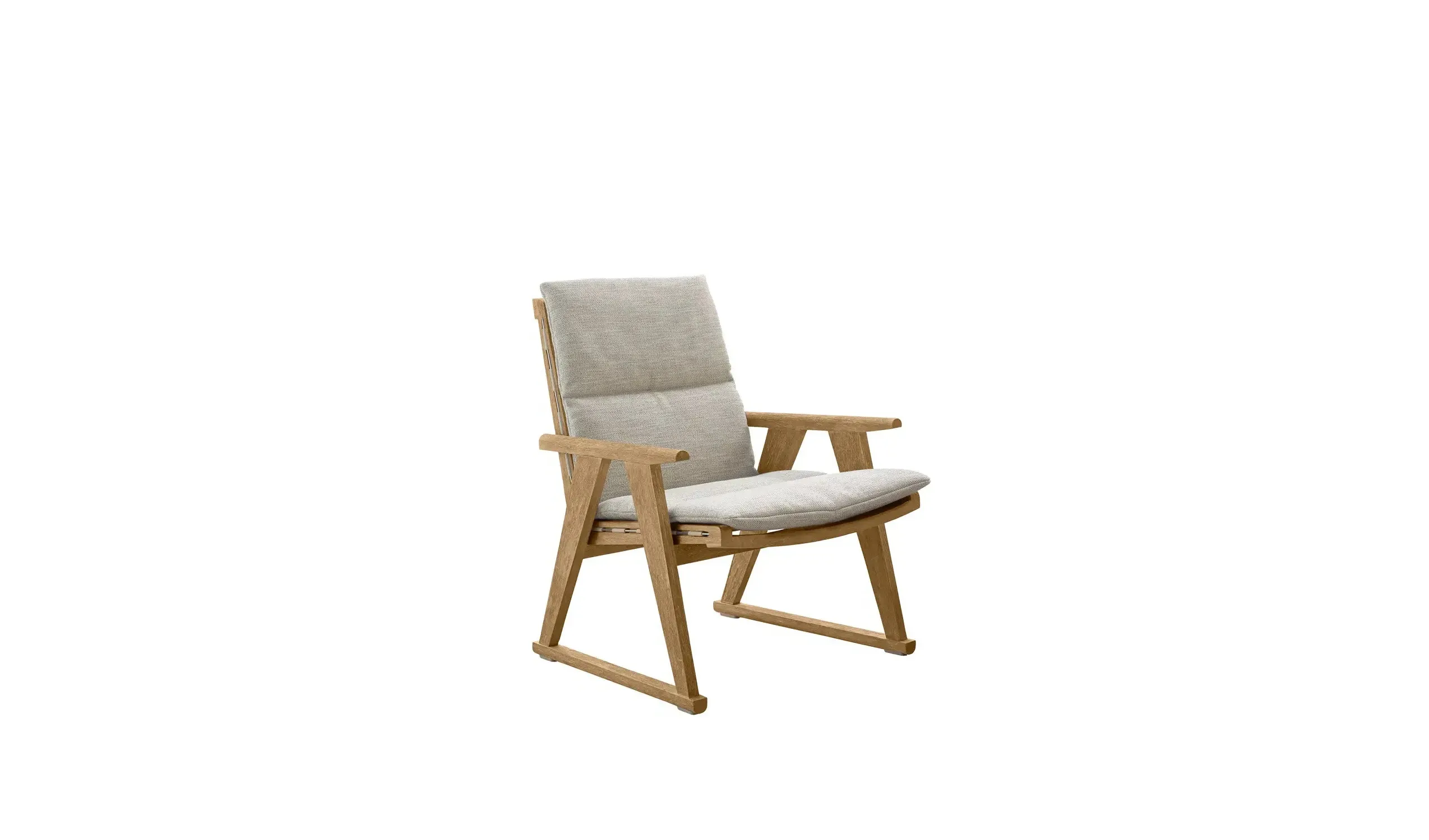 B&B Italia Fauteuil Gio Outdoor - natural teakwood