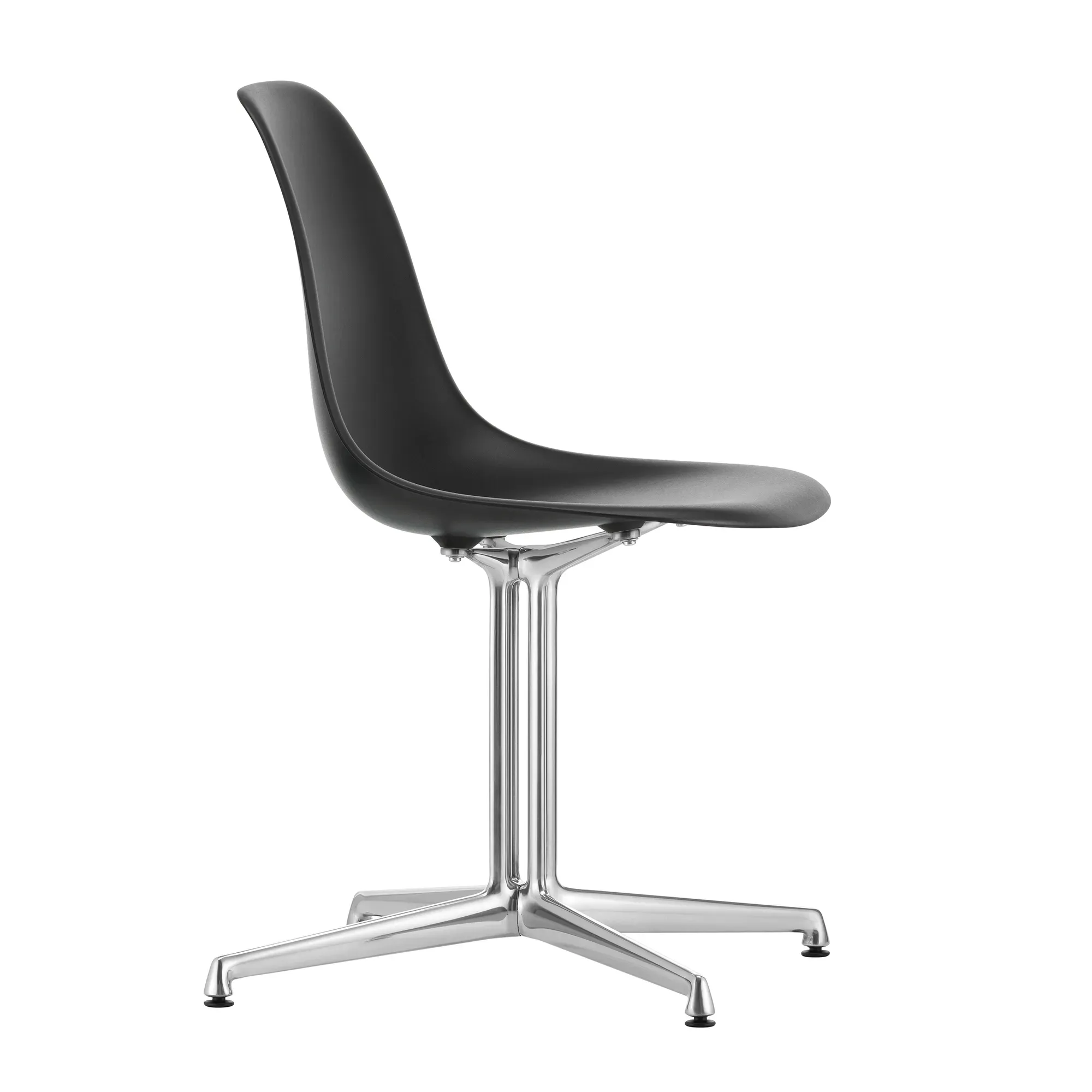 Vitra Eames Plastic Side Chair DSL - noir foncé RE