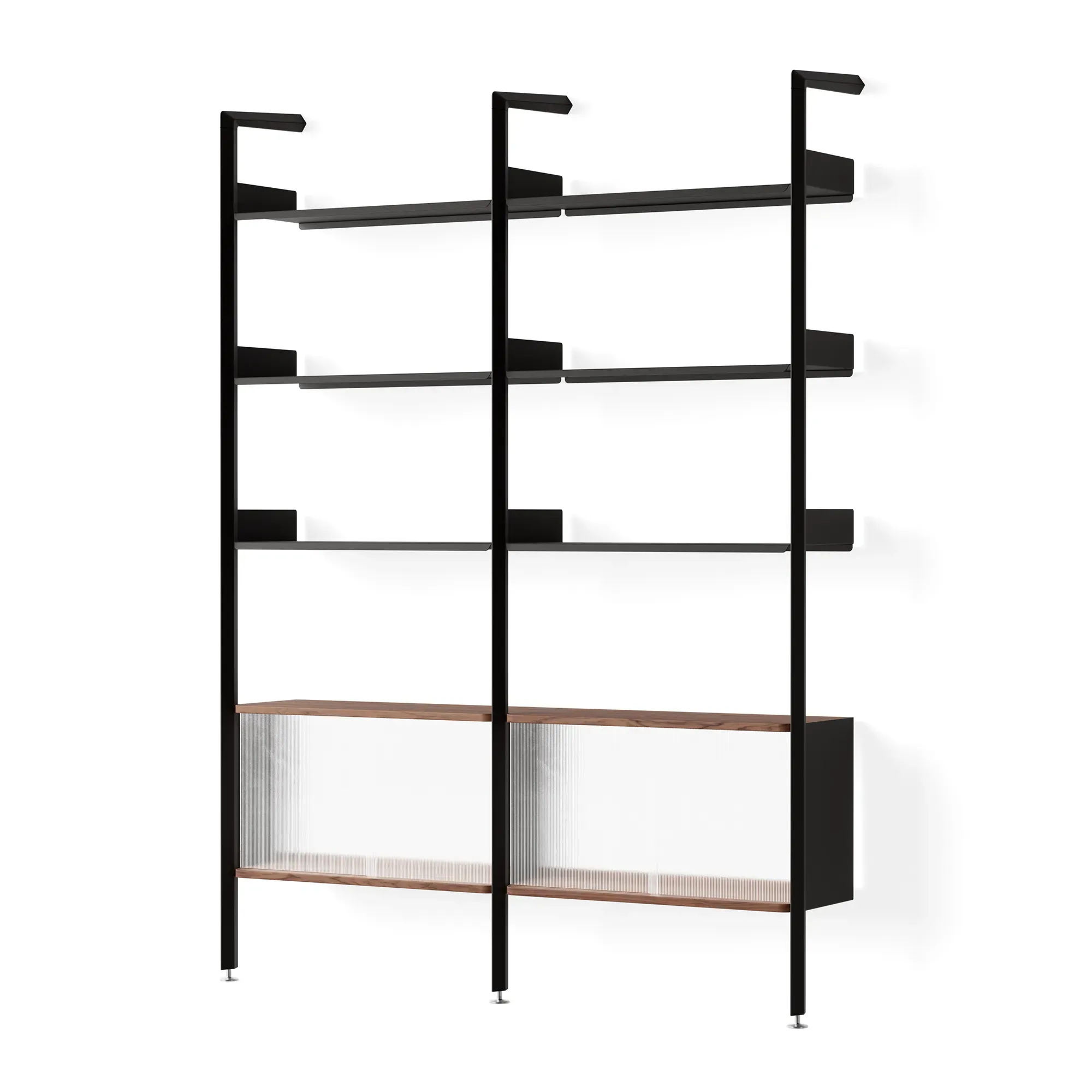 &Tradition Étagère Rombe avec élément de rangement Configuration E (IF3 & IF6) - Anthracite