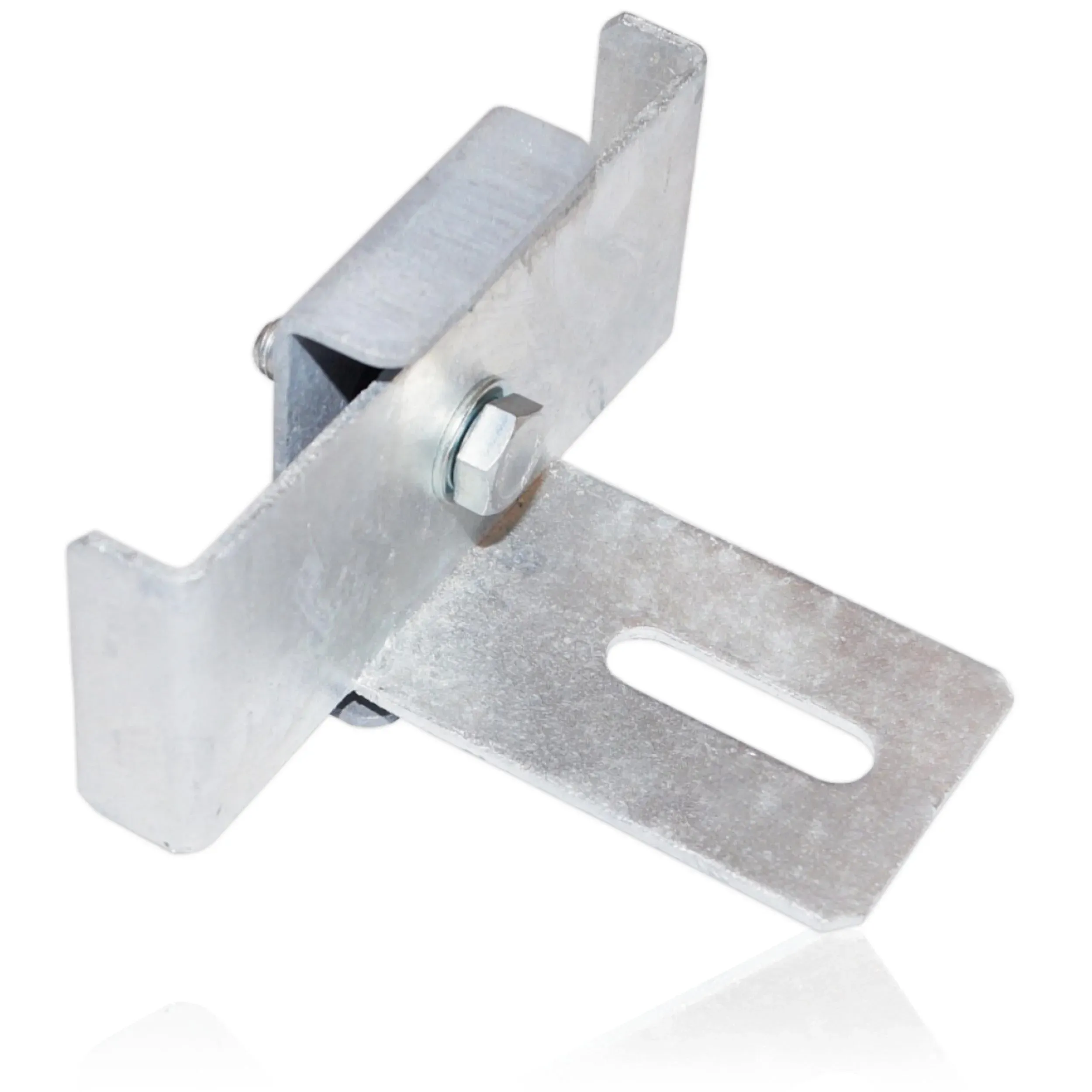 Agrafe avec support de clôture maille 5 x 10 cm, galvanisé