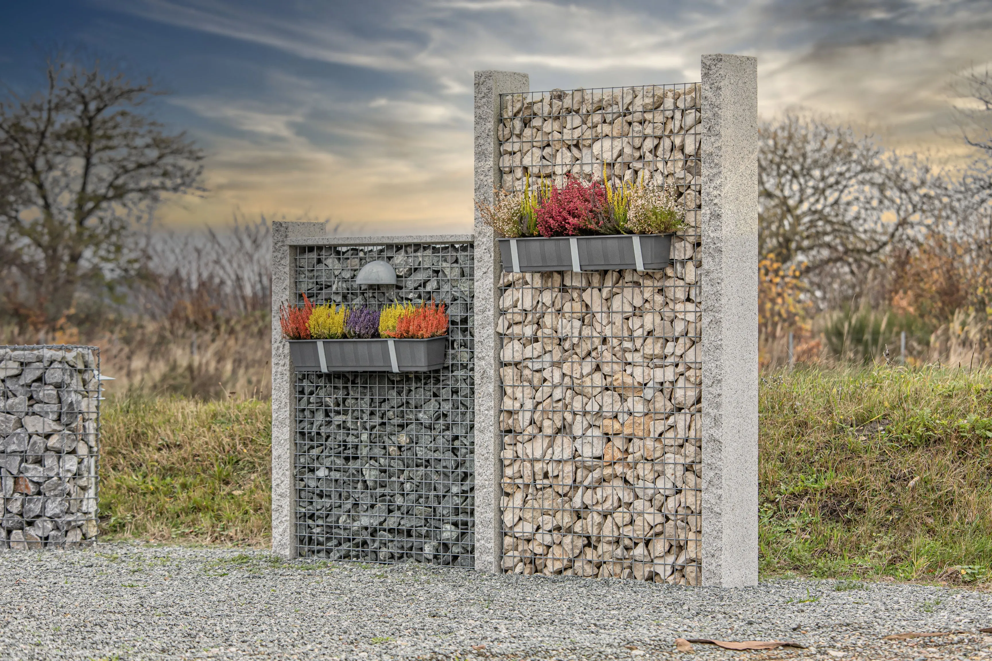 Clôture en gabion sur mesure - maille 5x10cm
