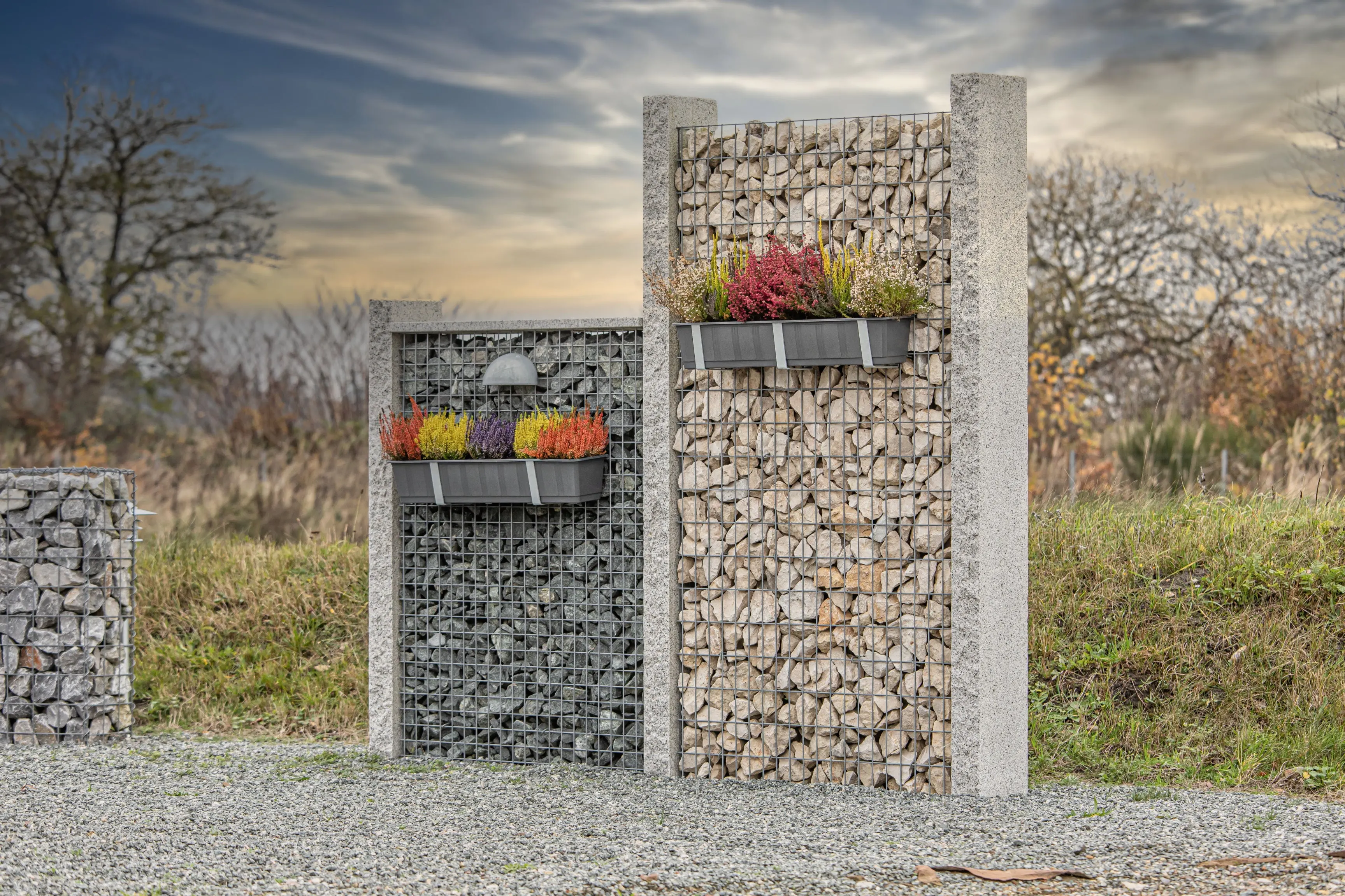 Clôture en gabion sur mesure - maille 5x10cm