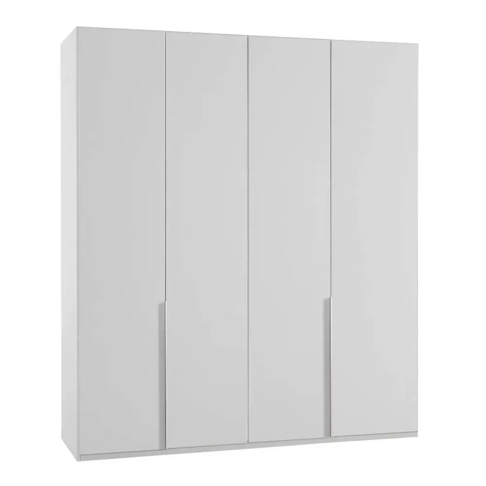 Armoire 4 portes WILMA 180 cm blanche