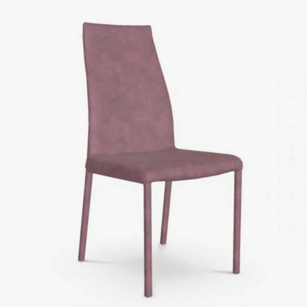 Lot de 2 chaises BLITZ   en Velvet Rose