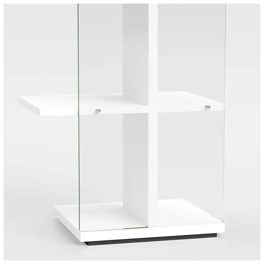 Bibliothèque STEP en stratifié écologique coloris blanc mat