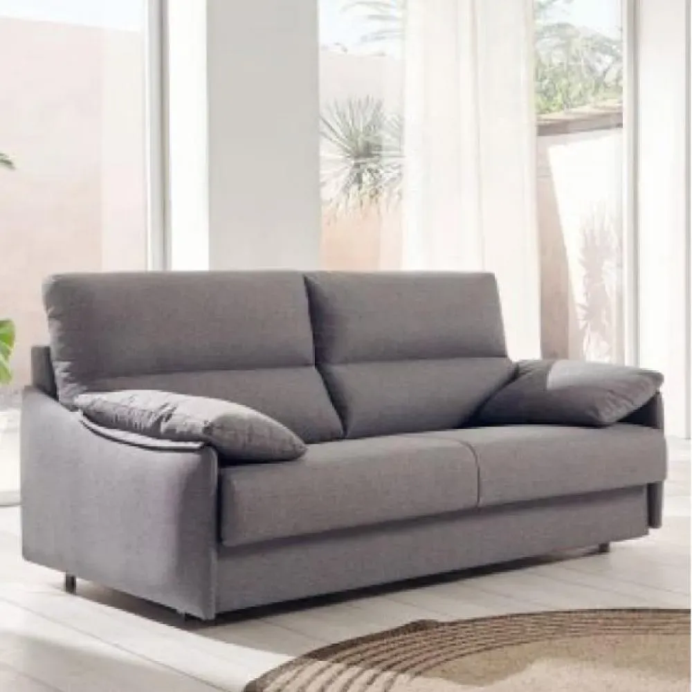 Canapé convertible express VERONE couchage 140 x 200 cm  gris
