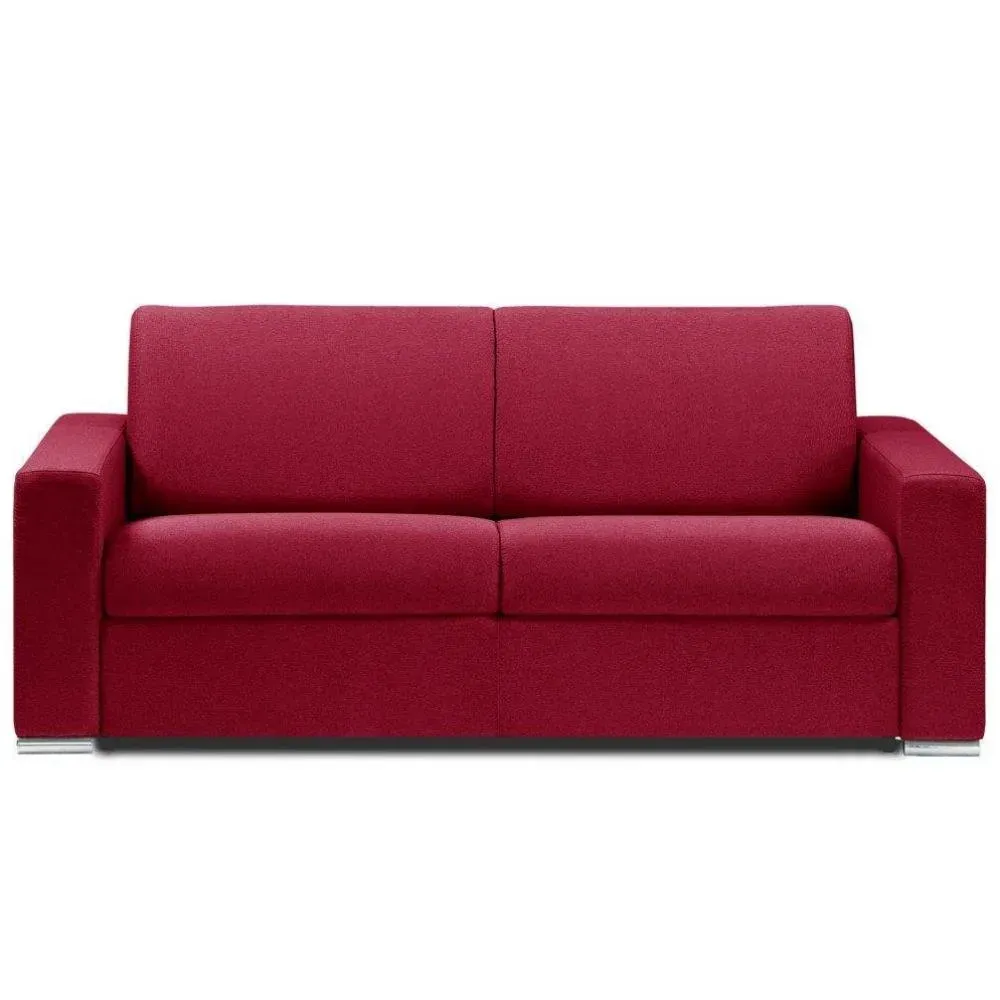 Canapé fixe DREAMER 3 places 195 cm cuir regent bordeaux