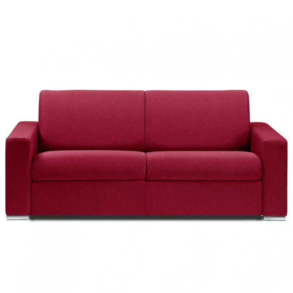 Canapé fixe DREAMER 3 places maxi 215 cm microtweed enjoy lux rouge