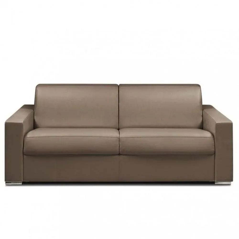 Canapé fixe DREAMER 3 places 195 cm cuir regent taupe