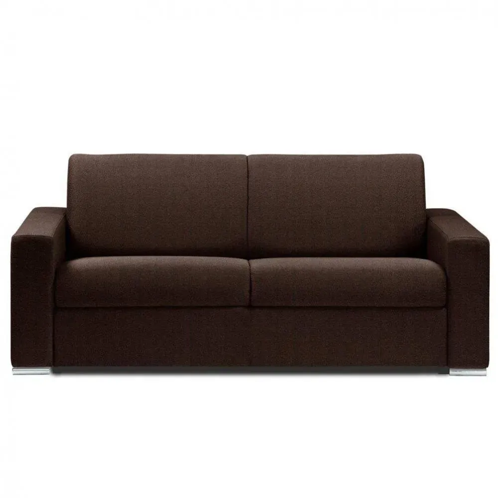Canapé fixe DREAMER 2 places 175 cm velours amore chocolat