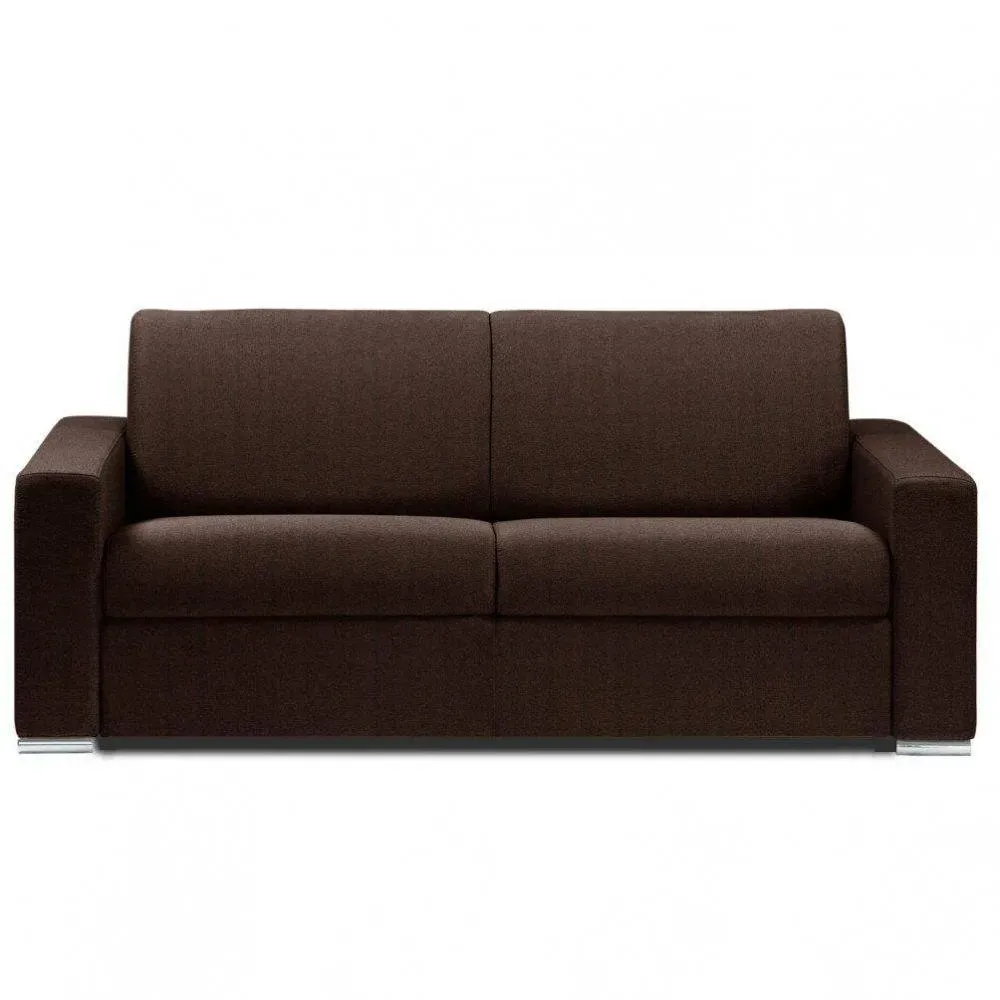 Canapé fixe DREAMER 2 places 175 cm velours velluto brun