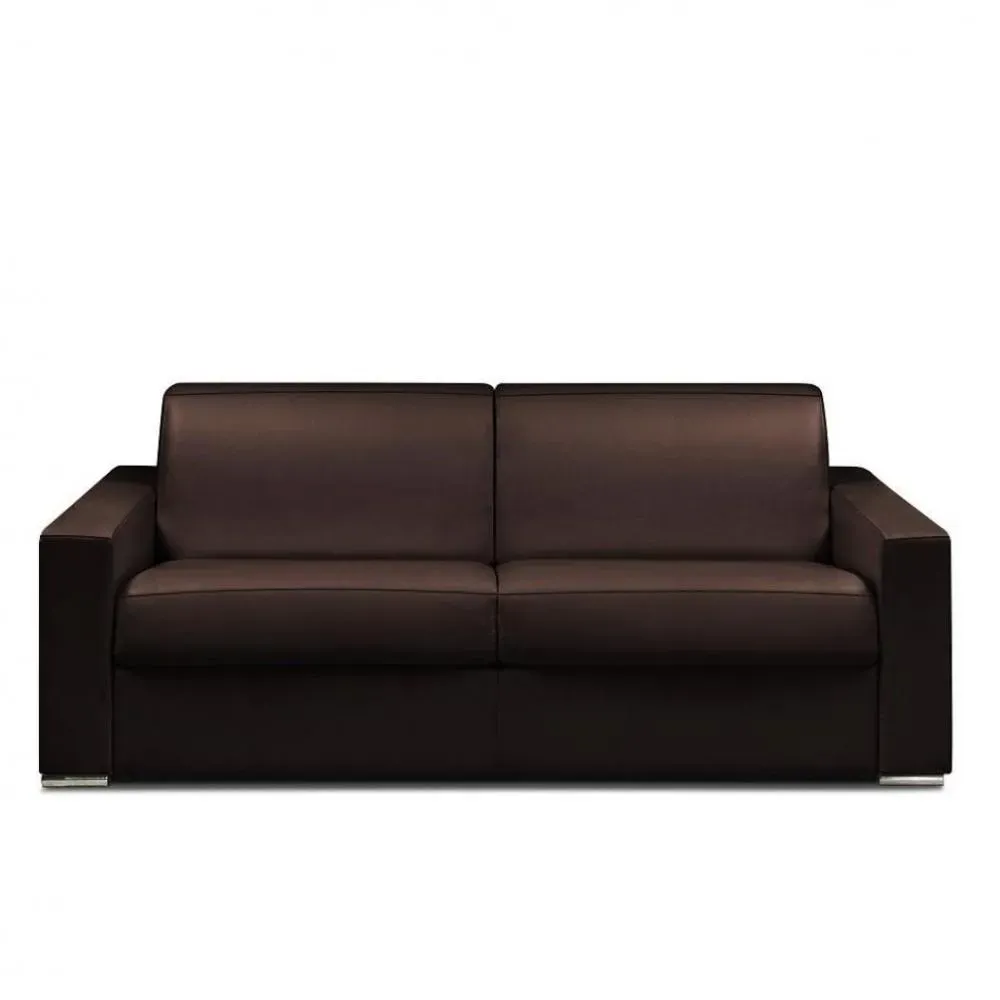 Canapé fixe DREAMER 2 places 175 cm cuir regent chocolat