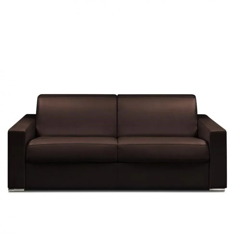 Canapé fixe DREAMER 3 places maxi 215 cm cayenne polyuréthane chocolat